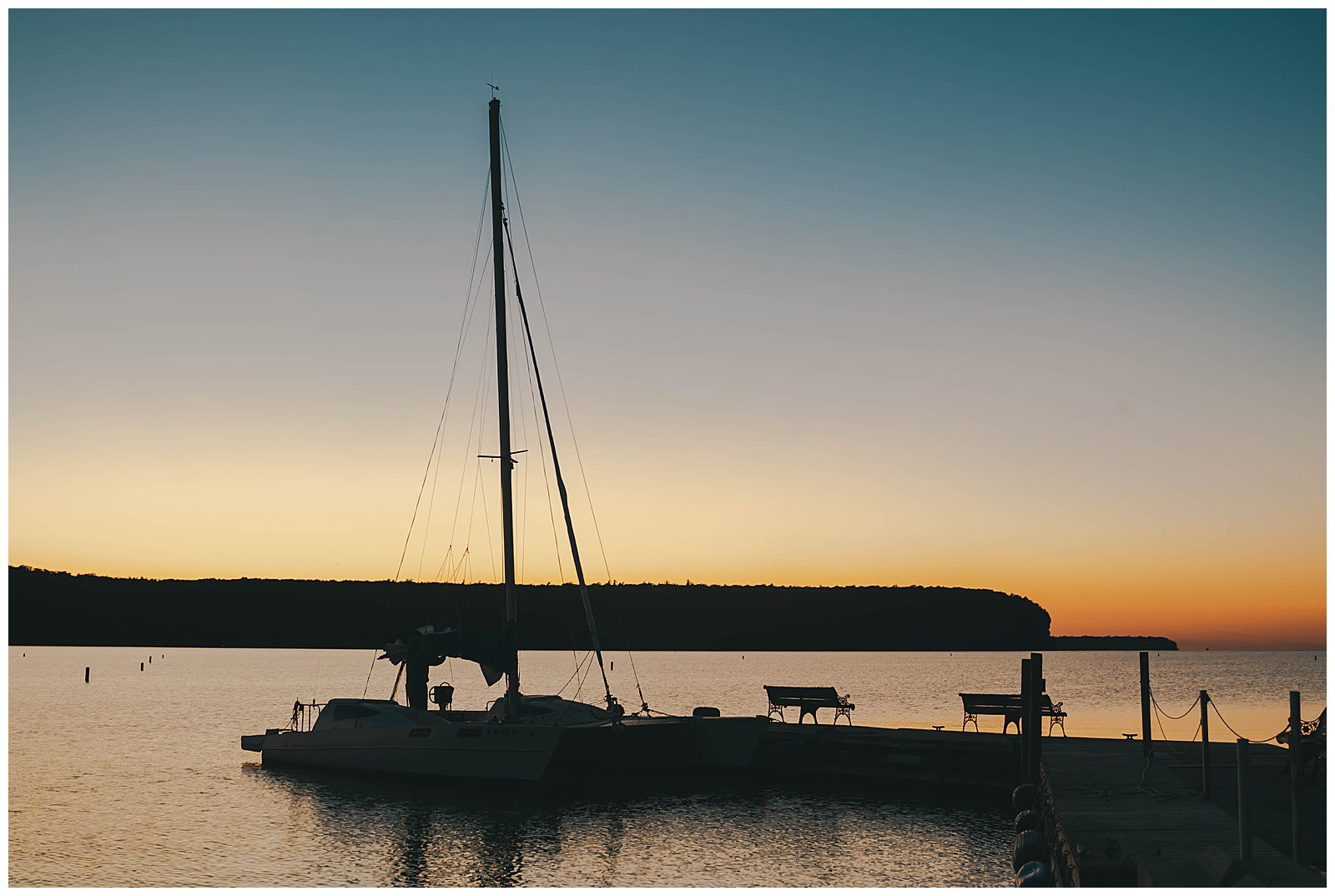 best dinner view in door county at waterfront