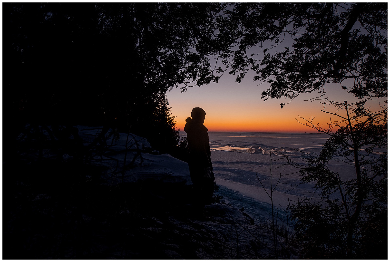 The best place to photograph a sunset in Door County, WI.